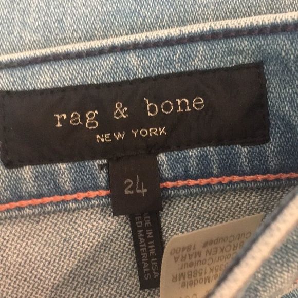 🎉HP🎉NWOT, Rag & Bone Broken Mara jeans 👖 - Picture 6 of 8